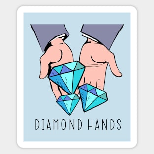 Diamond Hands - Crypto Design Magnet